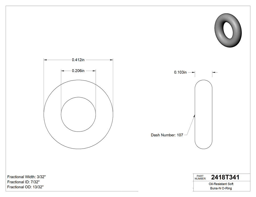 Technical drawing - 2418T341